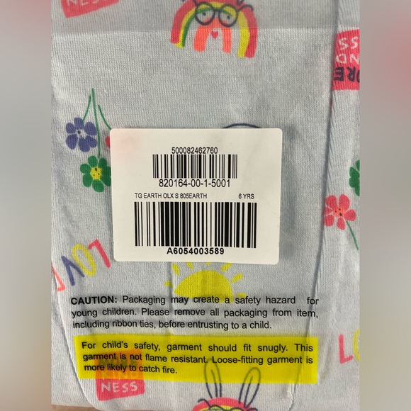 BabyGap 100% Organic Cotton Earth Graphic PJ set- by Loving Kindness Everyday - Picture 3 of 10